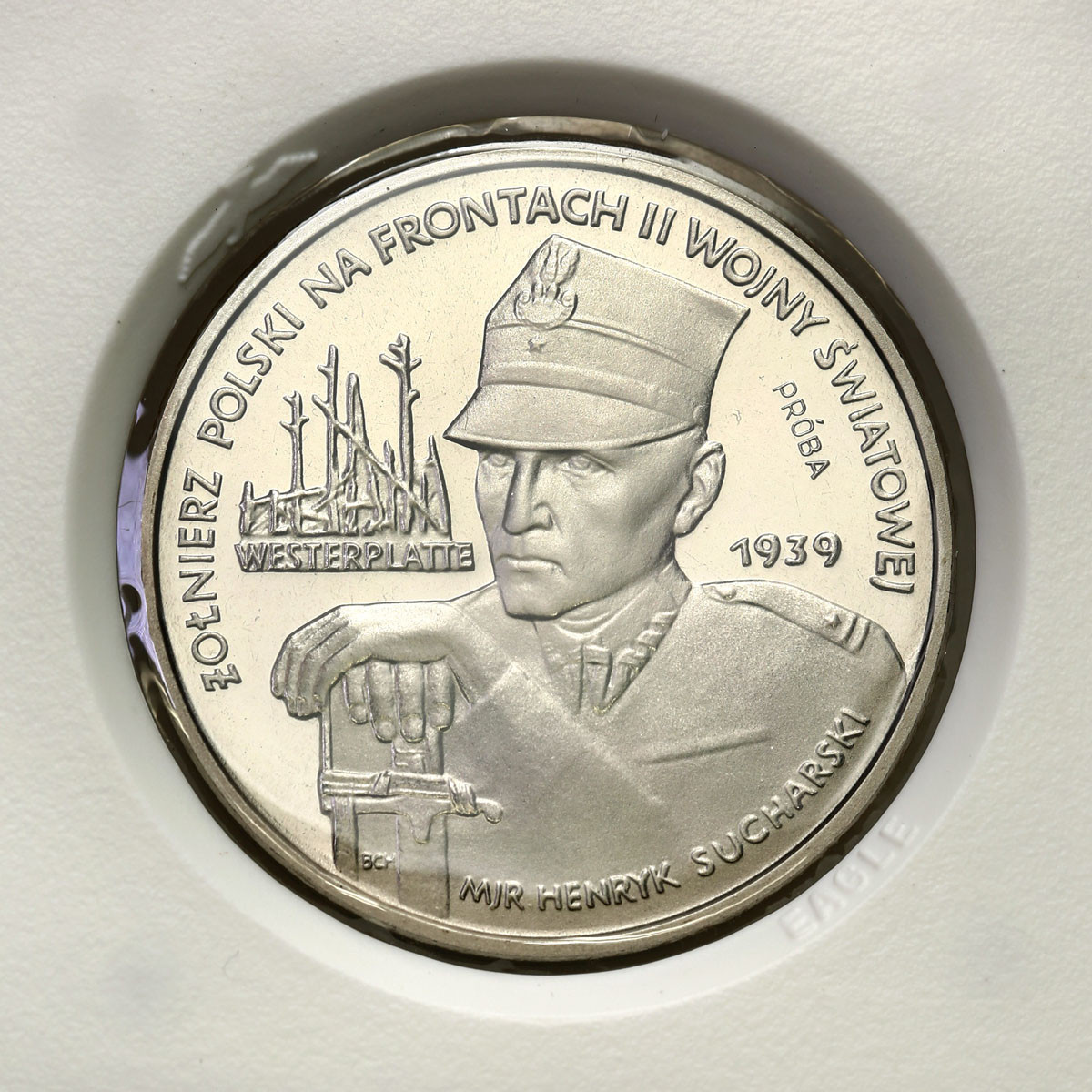 PRL. PRÓBA Nikiel 5 000 złotych 1989 – Westerplatte